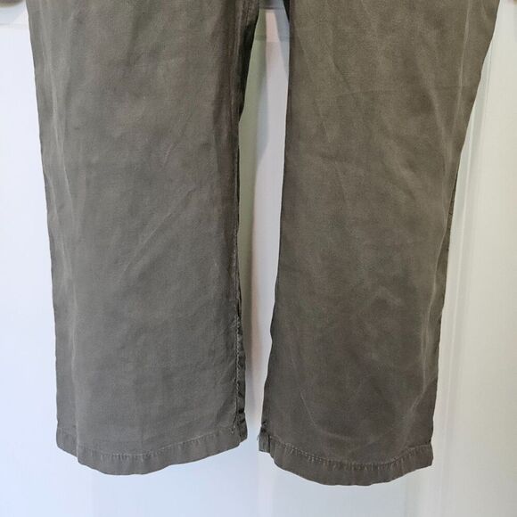 Bella Dahl green short sleeve Size S Jump suit with pockets & waist belt 017 - Picture 9 of 14